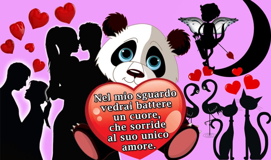 frasi d'amore per lei dolci e romantiche parole d'amore da dedicare a lei. Nel mio sguardo vedrai battere un cuore che sorrede al mio unico amore.