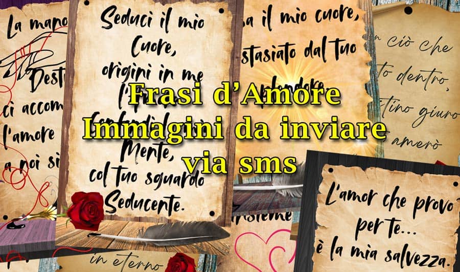 Invia messaggi d'amore o sms d'amore per lei o lui bellissimi e dolcissimi con immagini da scaricare
